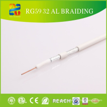 Câble coaxial RF PVC 75ohm Rg59